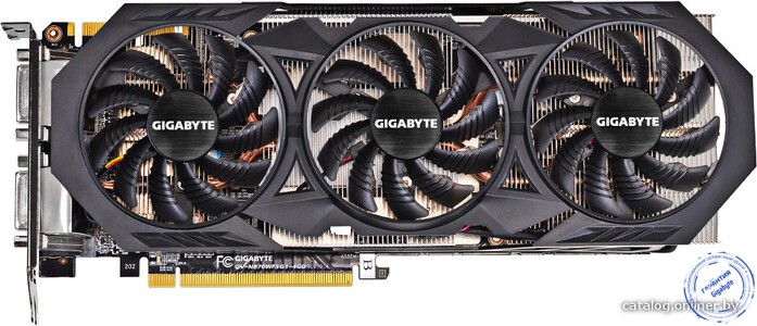 видеокарт Gigabyte GeForce GTX 970 WindForce 3 OC